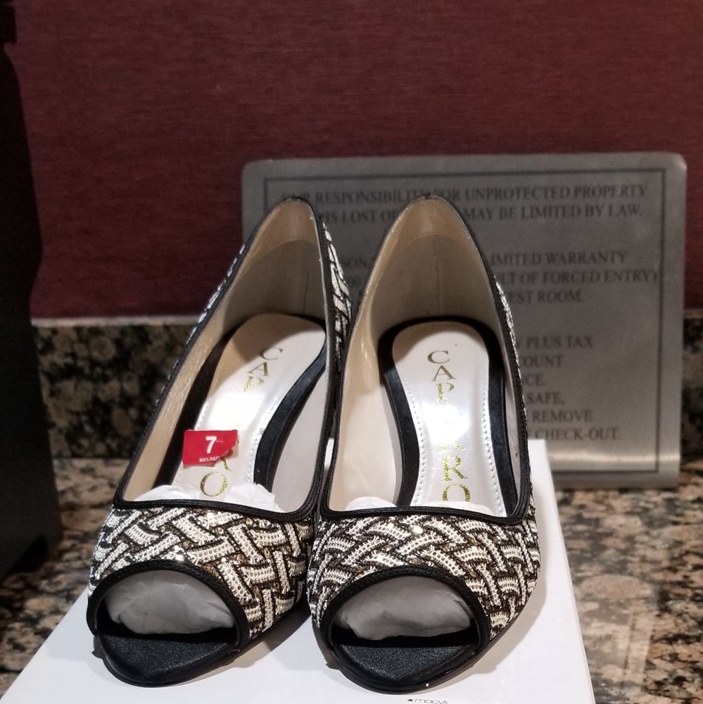 Gold Metallic Buffy Shoes